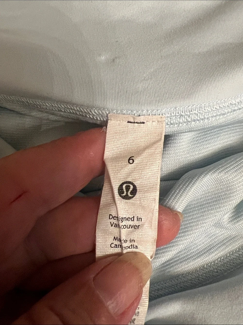 lululemon athletica Speed up high rise Dusty Blue Workout Shorts Zip Pocket 6